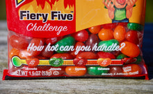 Load image into Gallery viewer, Jelly Belly Bean Boozled Fiery Five Bag Close Up - Super Hot Sauces
