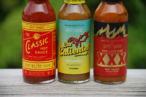 Hot Ones Trio Pack Original Close-up - Super Hot Sauces