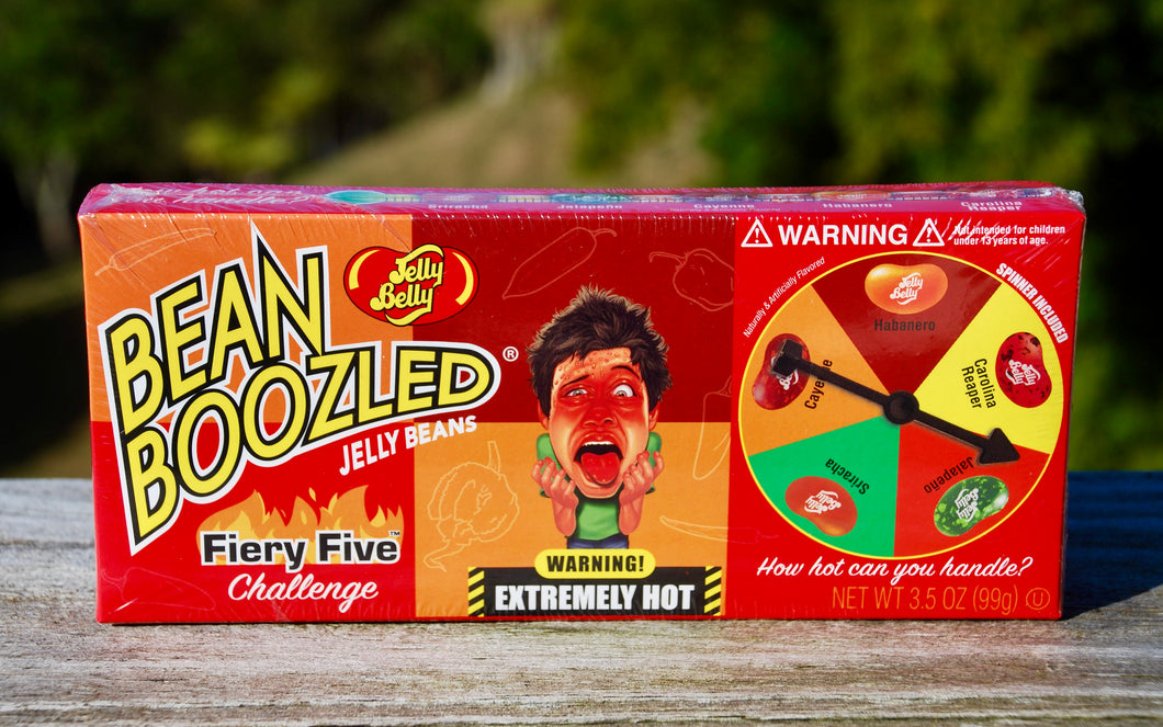 Jelly Belly Bean Boozled Fiery Five With Spinner - Super Hot Sauces