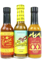 Load image into Gallery viewer, Hot Ones Trio Pack - Original - Super Hot Sauces